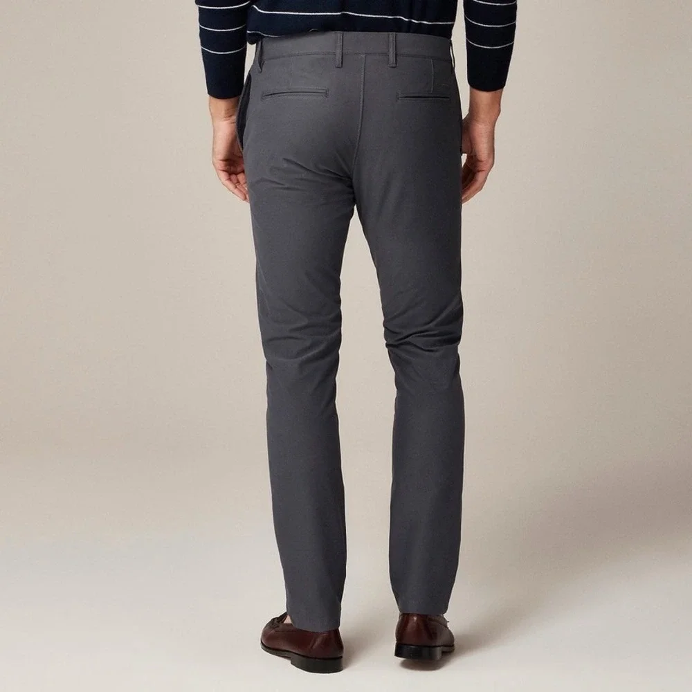 NEW!! Men's J. CREW 484 Slim Fit Tech Pants Atlantic Slate Gray‎ Tapered 31 x 32